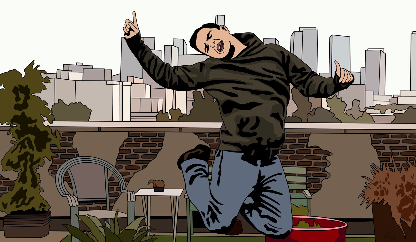 "Freeze frame" Print